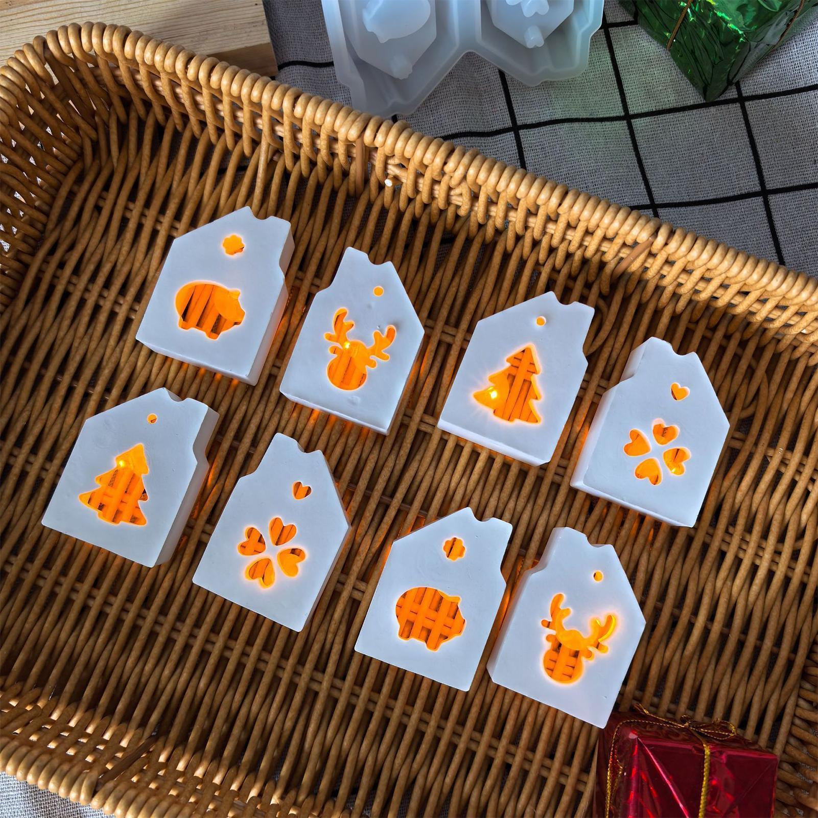 House Silicone Mold 4-Cavity C - Resin Art And Jewelry ulasan dan harga