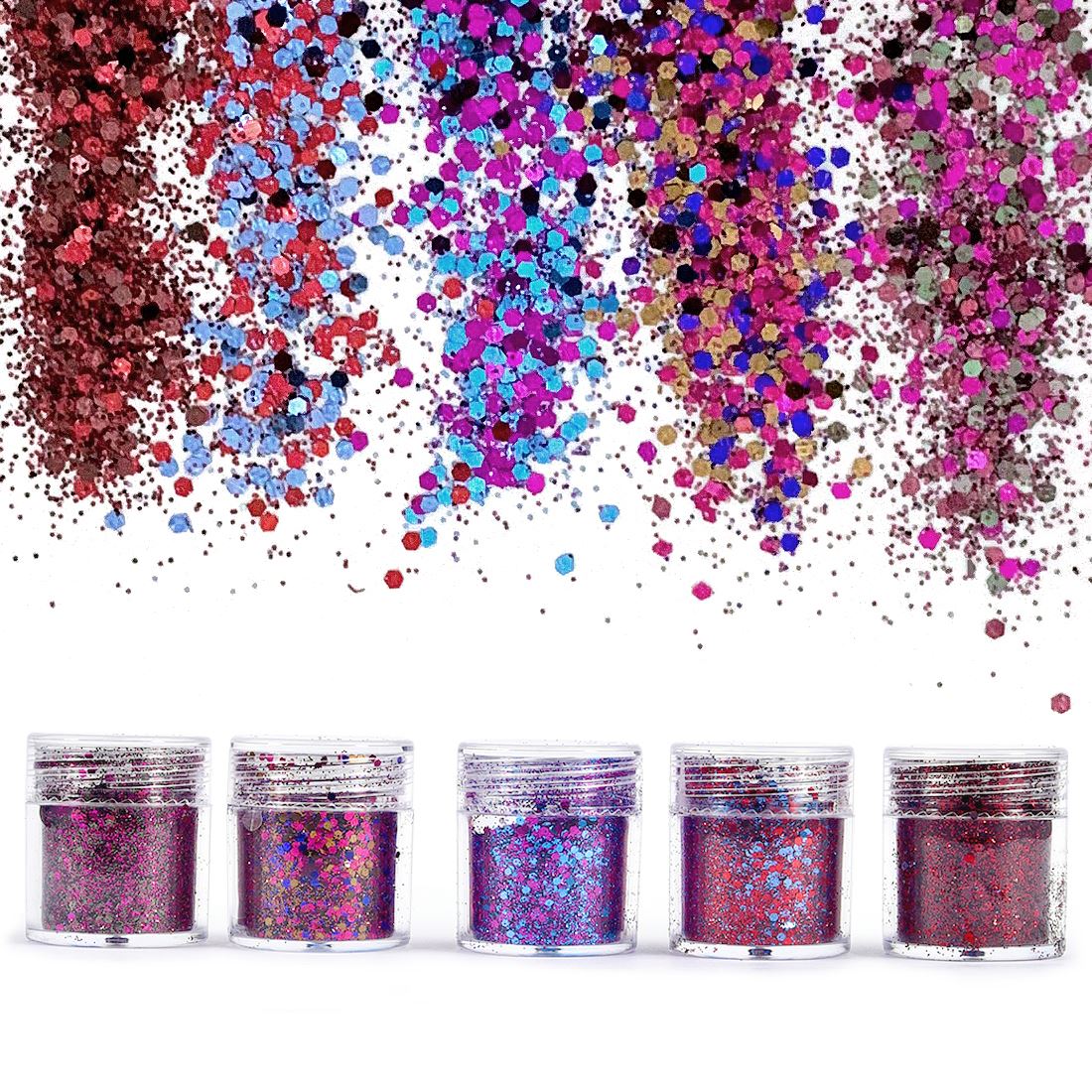 4/5 bottles Dreamlike Glitter  - Resin Art And Jewelry ulasan dan harga