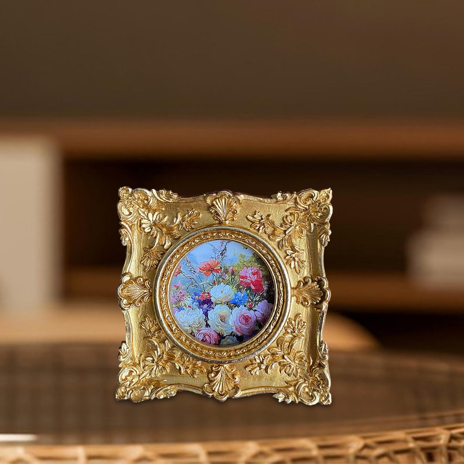 Decorative Golden Baroque Phot - Resin Art Gallery ulasan dan harga