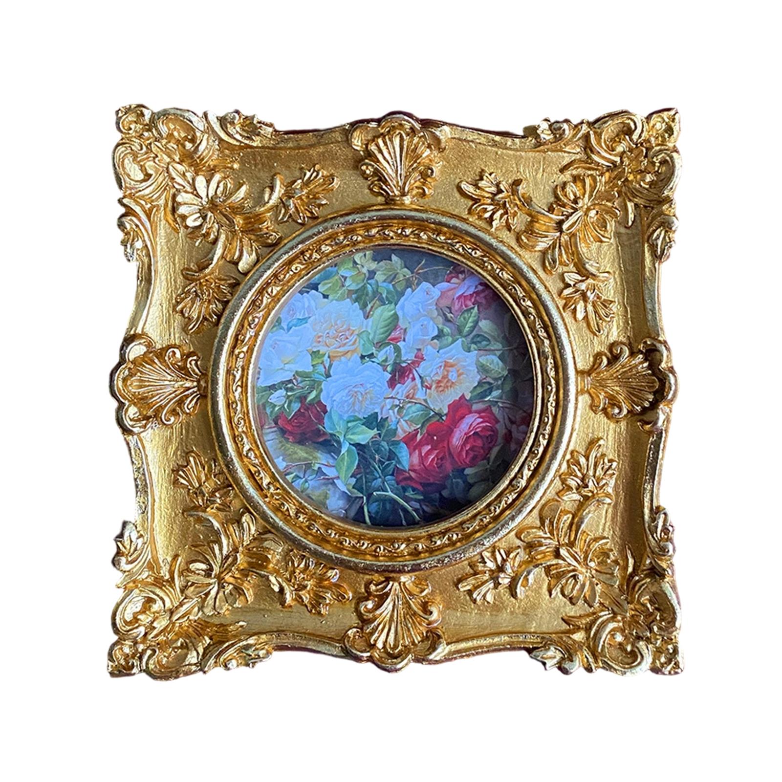 Decorative Golden Baroque Phot - Resin Art Gallery ulasan dan harga