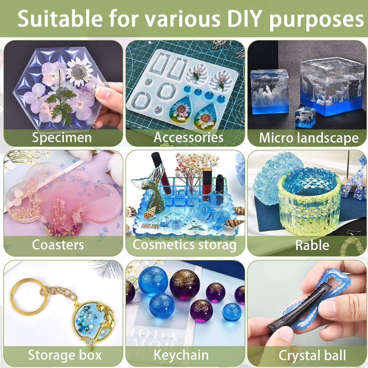 5ml/Bottle Epoxy Resin Pigment - Resin Art And Jewelry ulasan dan harga