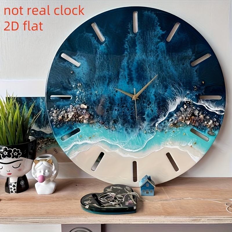 DIY clock molds, large clock r - Resin Art Clock ulasan dan harga