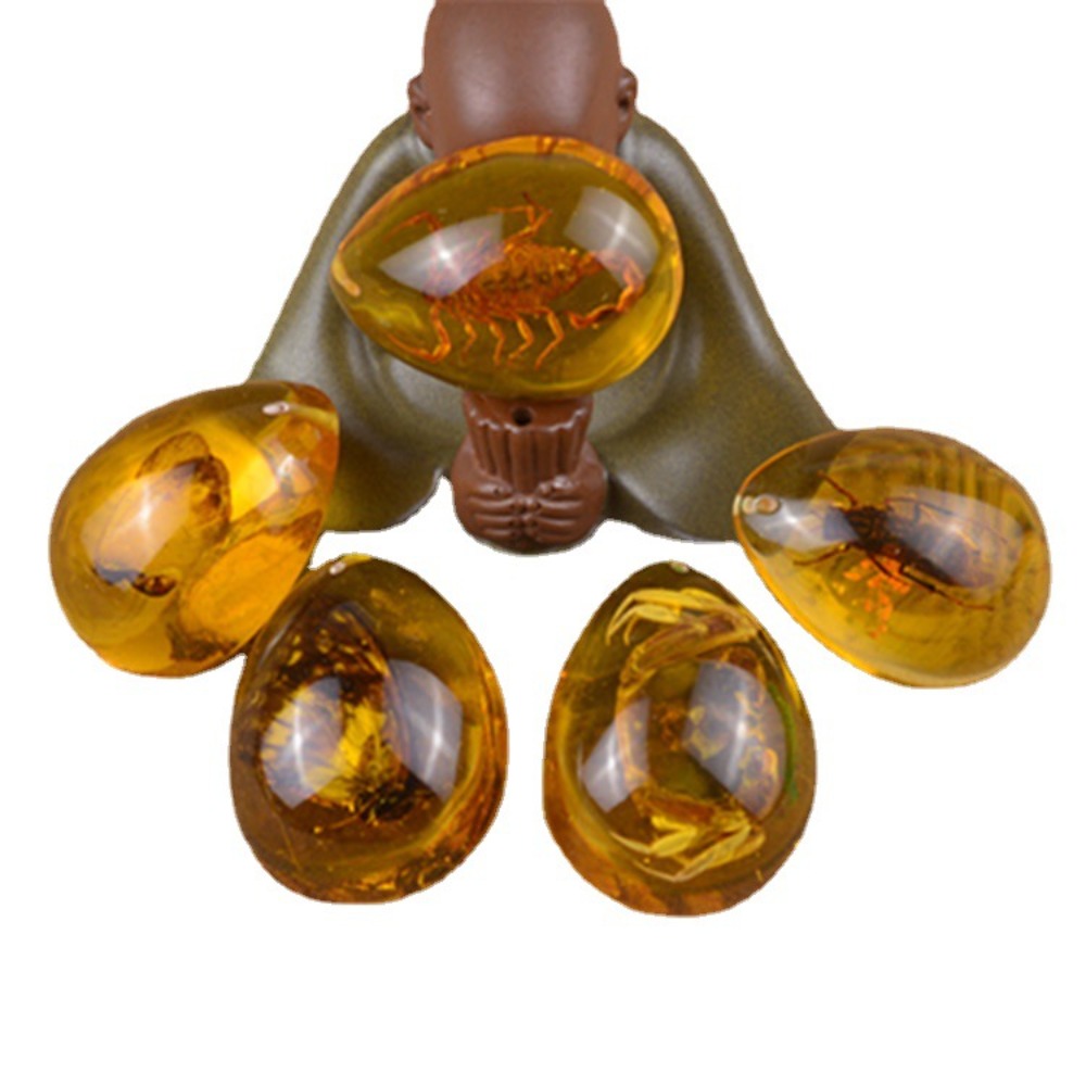 DIY Jewelry Craft Amber Stone  - Resin Art Necklace ulasan dan harga