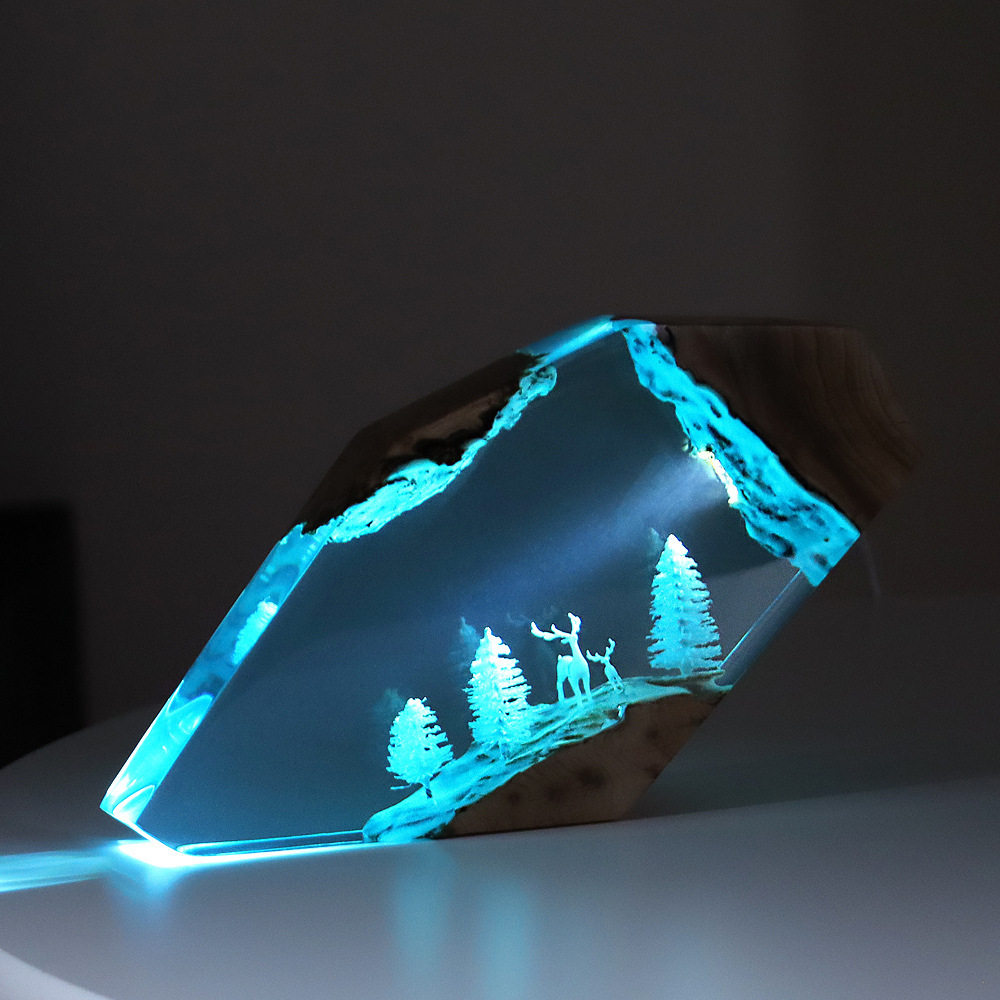 Forest Fairy Deer Desktop Art  - Resin Art And Decor ulasan dan harga