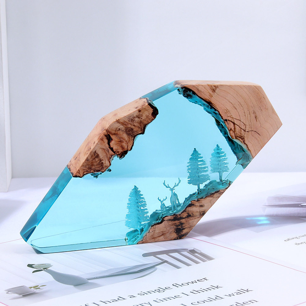 Forest Fairy Deer Desktop Art  - Resin Art And Decor ulasan dan harga