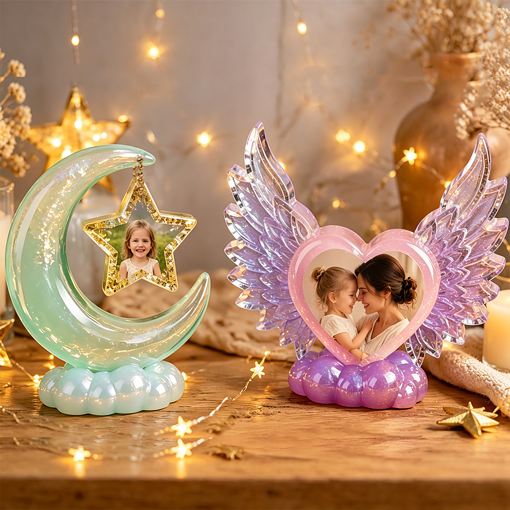 S0308 Heart Shaped Photo Frame - Resin Art And Design ulasan dan harga