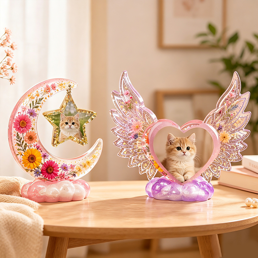 S0308 Heart Shaped Photo Frame - Resin Art And Design ulasan dan harga