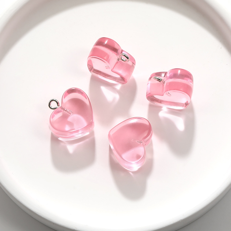 10pcs 15x18MM Multicolor Trans - Resin Art Necklace ulasan dan harga