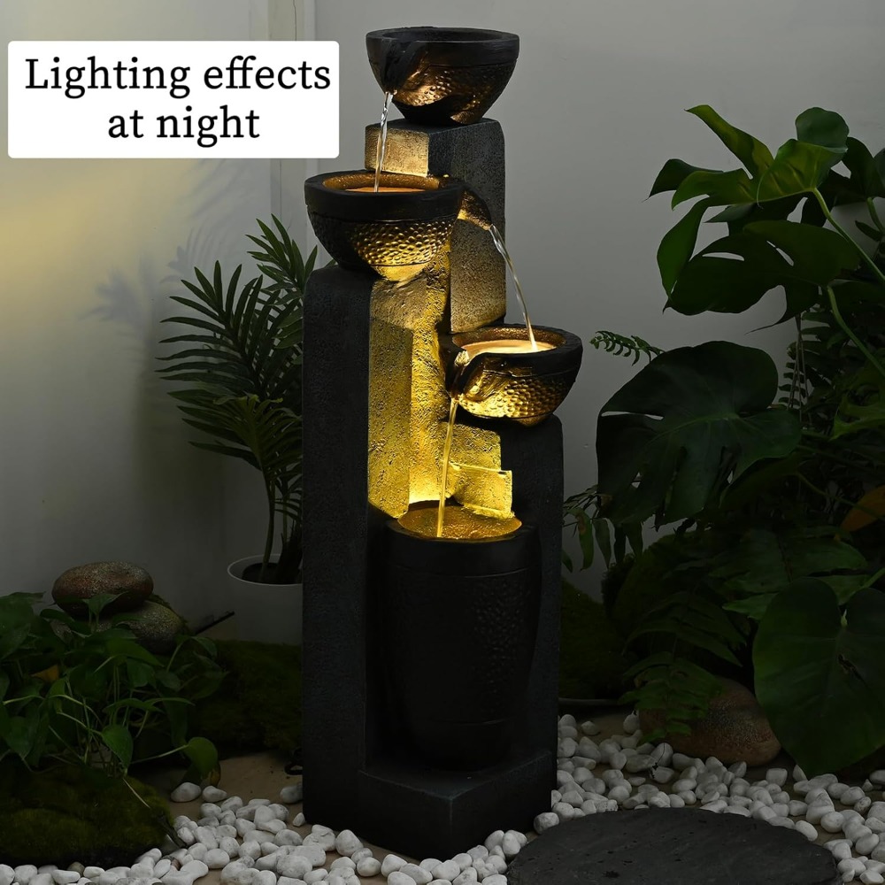 40''H 4-Tier Outdoor Garden Wa - Resin Art And Decor ulasan dan harga