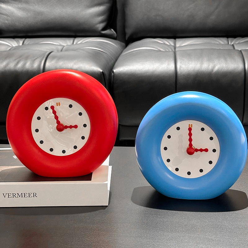 Modern Art Dopamine Clock Orna - Resin Art Clock ulasan dan harga