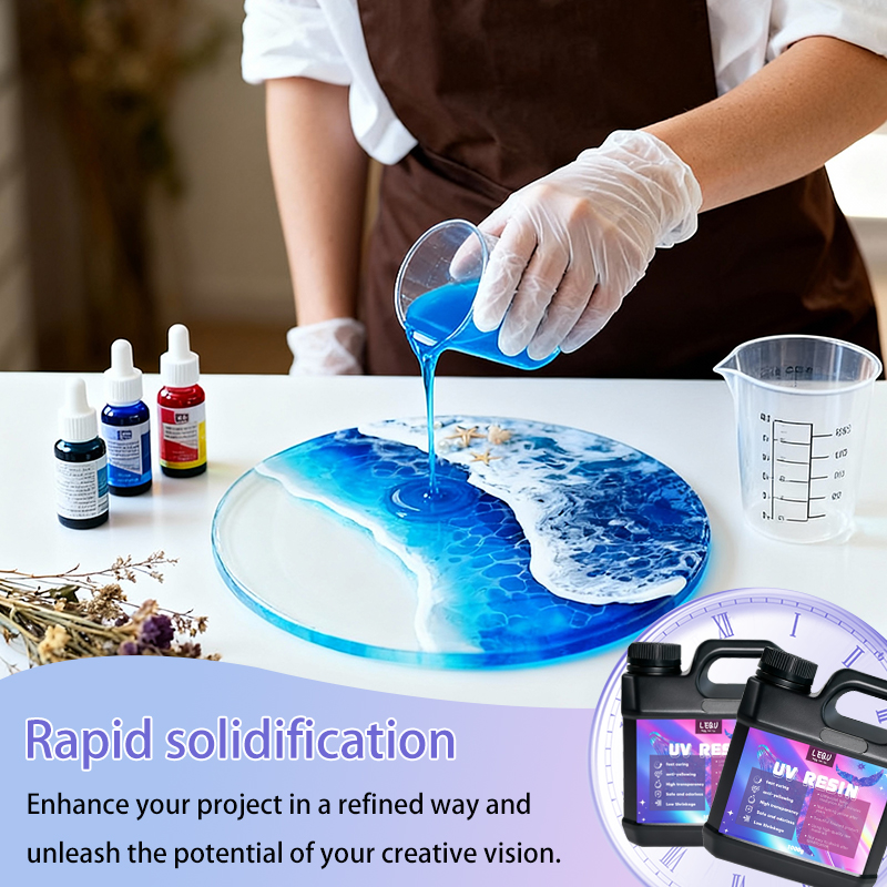 1000g UV Resin Crystal Clear H - Uv Resin Clear Hard ulasan dan harga